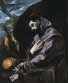 祈る聖フランシスコ 1580 マニエリスム スペイン ルネサンス エル グレコ